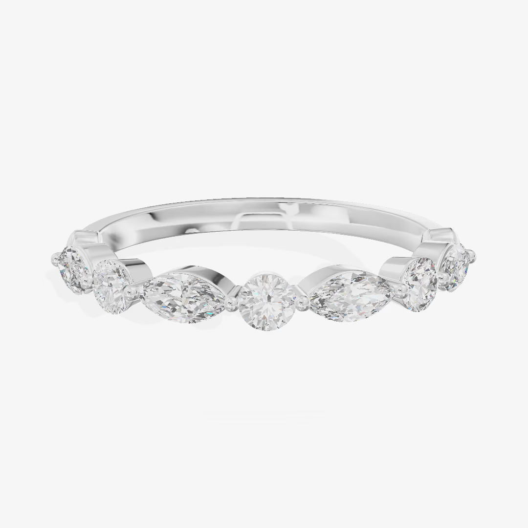 Marquise Engagement Ring (5/8 ct. tw.) in 18K White Gold