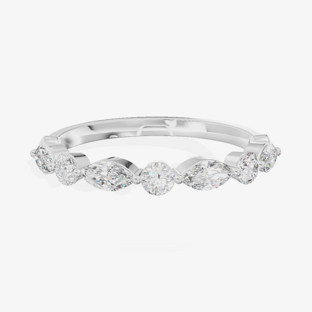 Marquise Engagement Ring (5/8 ct. tw.) in 18K White Gold