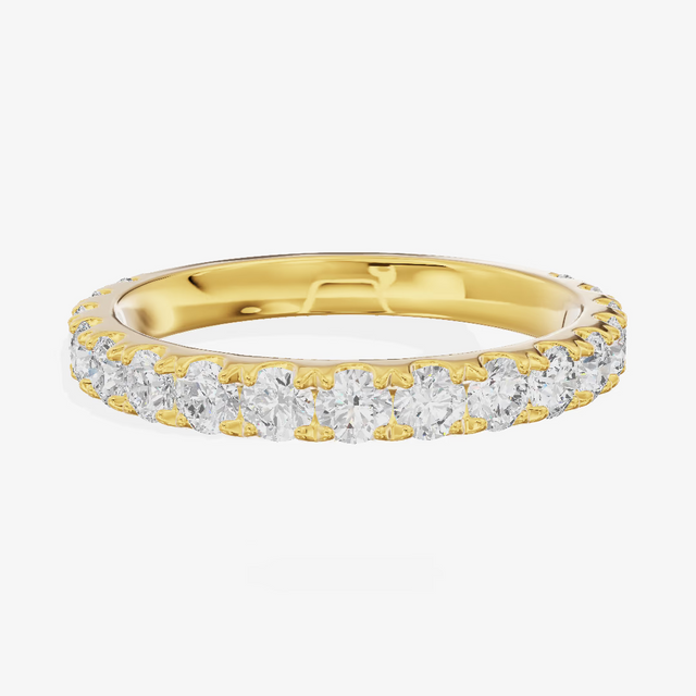 Three Quarter Eternity Diamond Band (3/4 ct. tw.) in 18K Yellow Gold