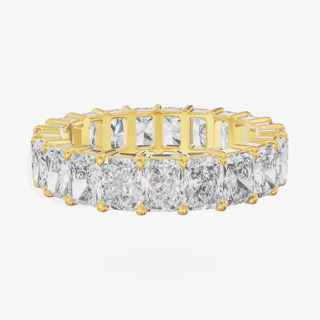 Radiant Full Eternity Diamond Band (4.45 ct. tw.) in 14K Yellow Gold