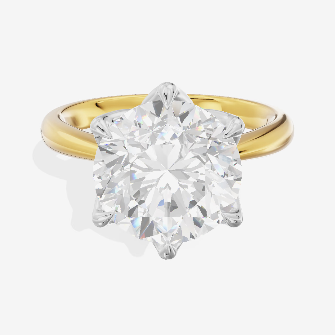 Solitaire Round Engagement Ring