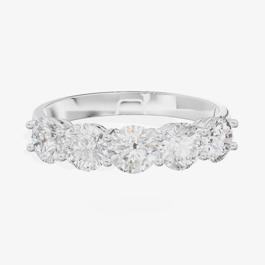 Round Engagement Ring (2.26 ct. tw.) in 18K White Gold