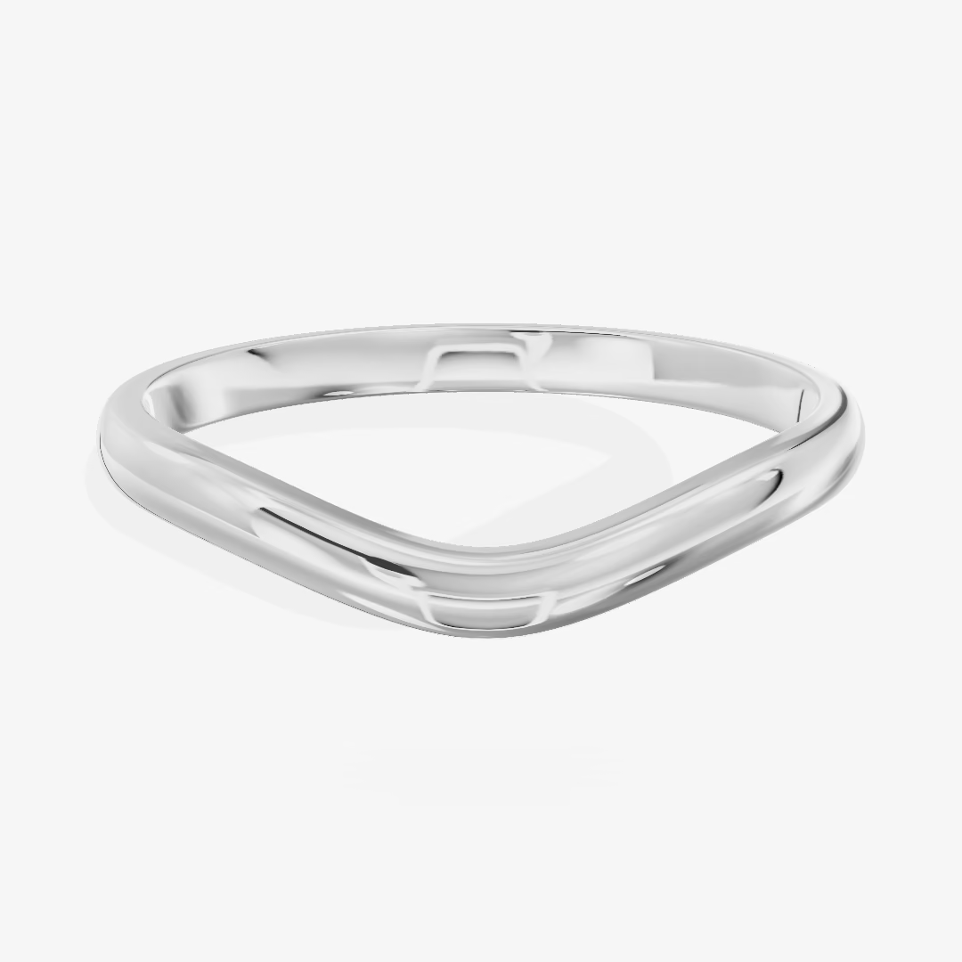 Wedding Band in Platinum