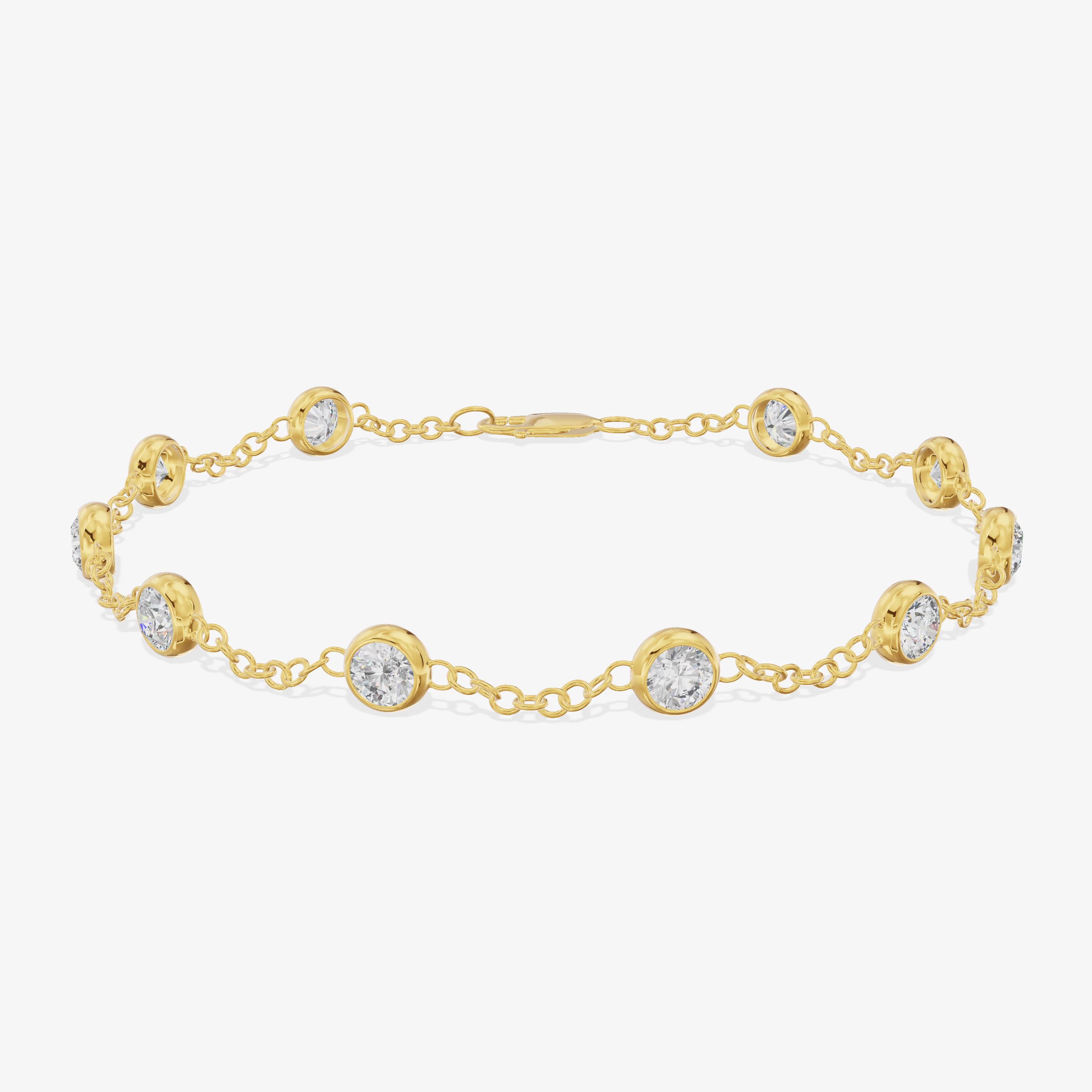 Round Bracelet (2.07 ct. tw.) in 18K Yellow Gold
