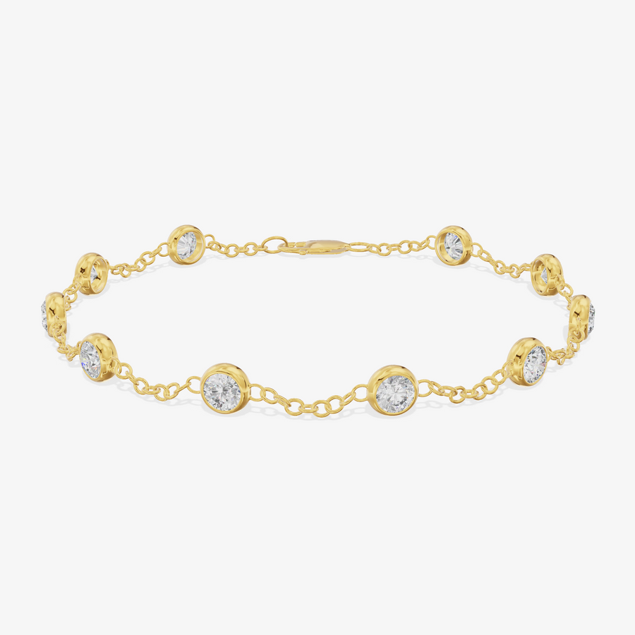 Round Bracelet (2.07 ct. tw.) in 18K Yellow Gold