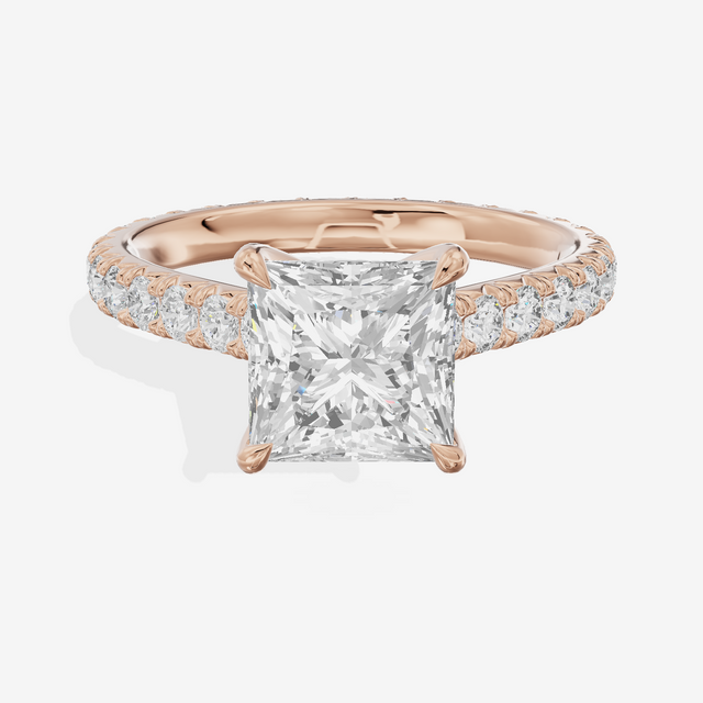 Sincere Princess Eternity Ring (3/5 ct. tw.) in 18K Rose Gold