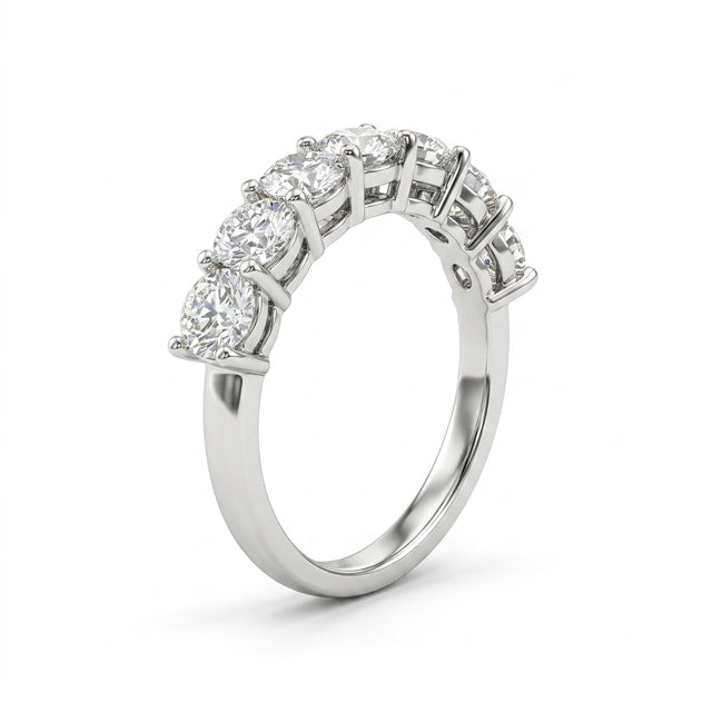 Round Engagement Ring (2.18 ct. tw.) in 18K White Gold