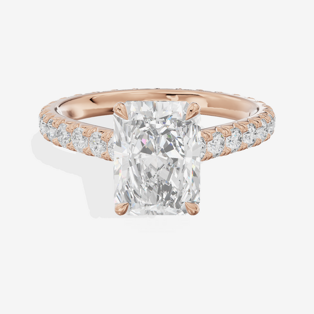 Sincere Radiant Eternity Ring (3/5 ct. tw.) in 18K Rose Gold