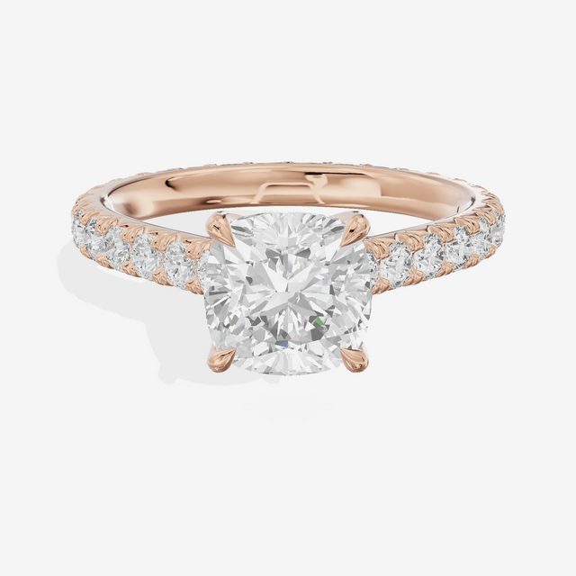 Sincere Cushion Eternity Ring (3/5 ct. tw.) in 18K Rose Gold
