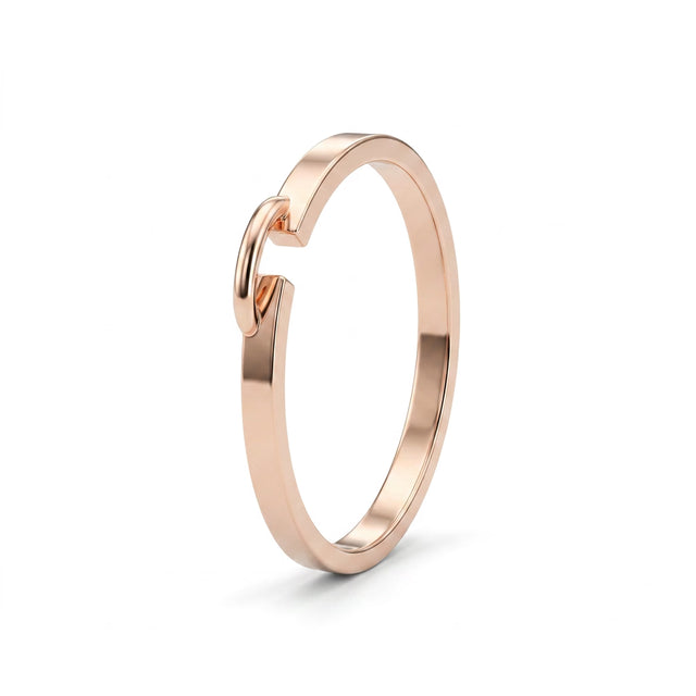 Wedding Band in 18K Rose Gold