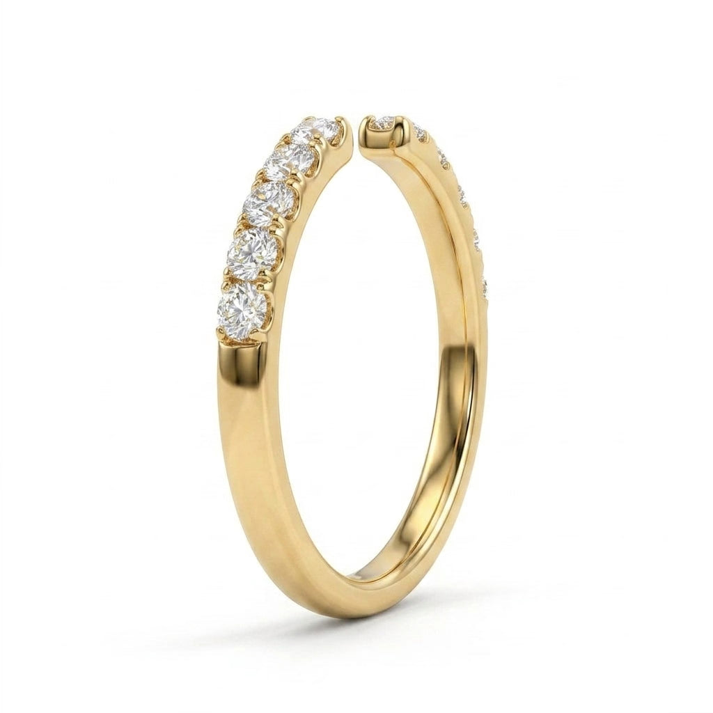 Round Engagement Ring (1/2 ct. tw.) in 18K Yellow Gold