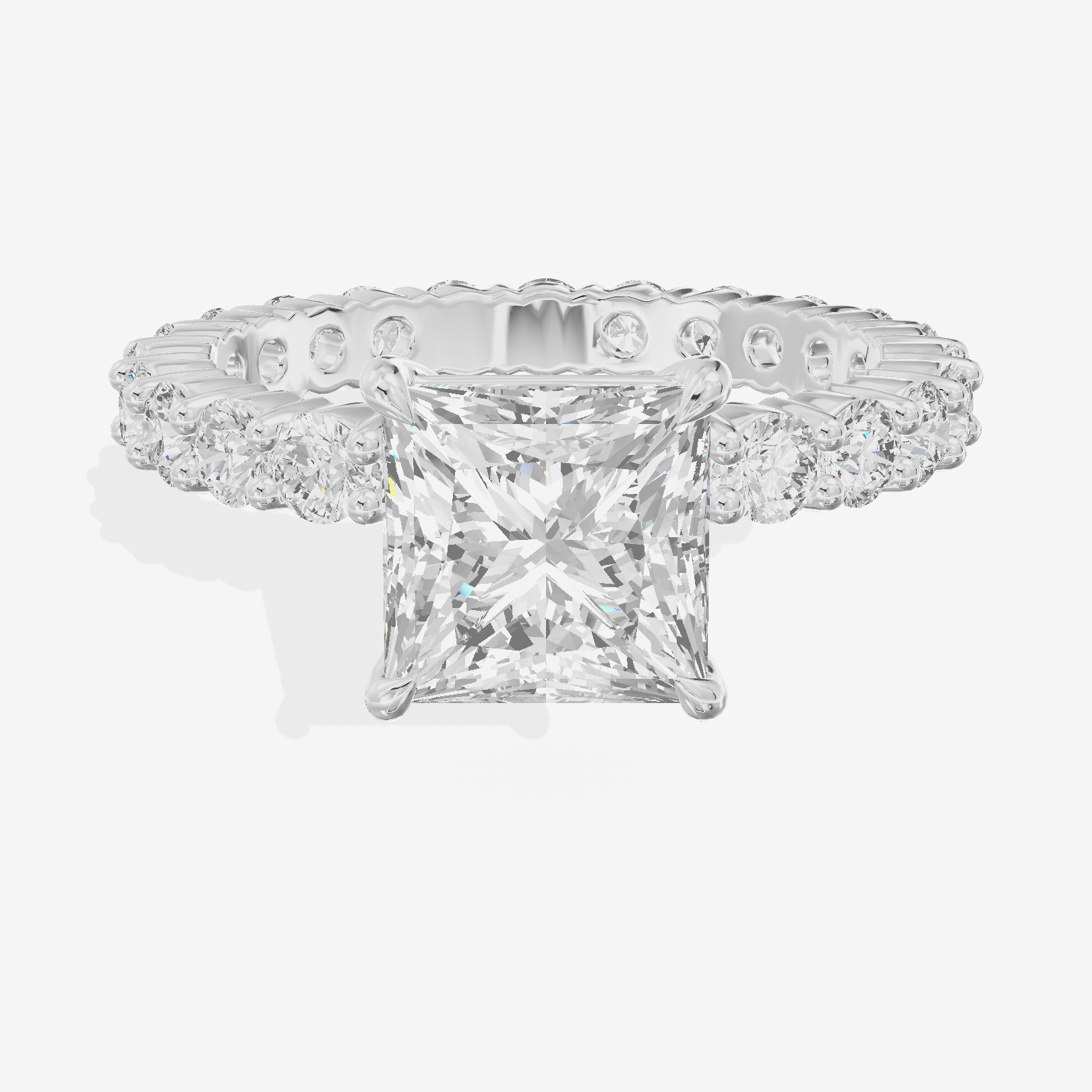 Vowsae Princess Eternity Ring (3/4 ct. tw.) in 14K White Gold