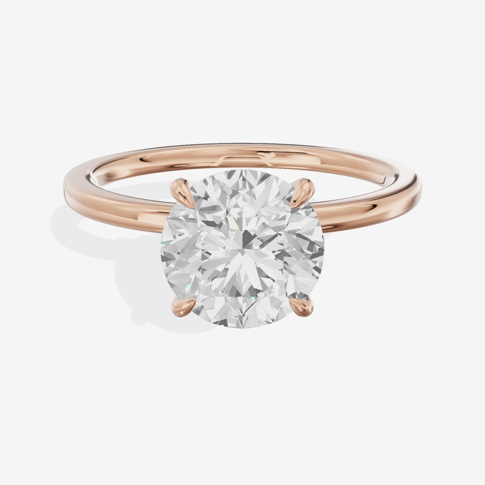 Lateria Halo Round Engagement Ring (1/3 ct. tw.) in 14K Rose Gold