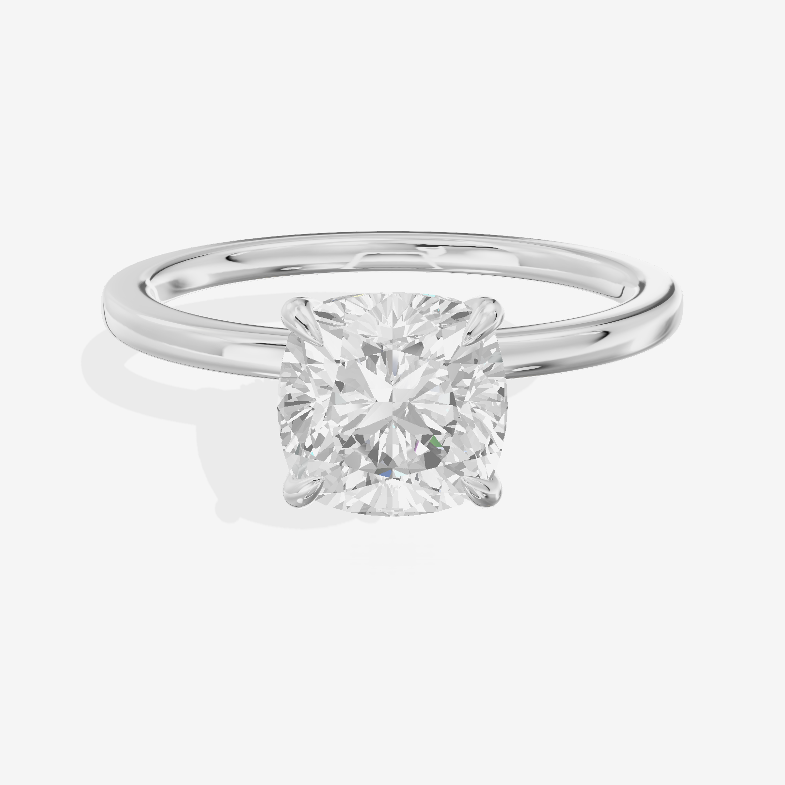 Lateria Halo Cushion Engagement Ring (1/3 ct. tw.) in 18K White Gold