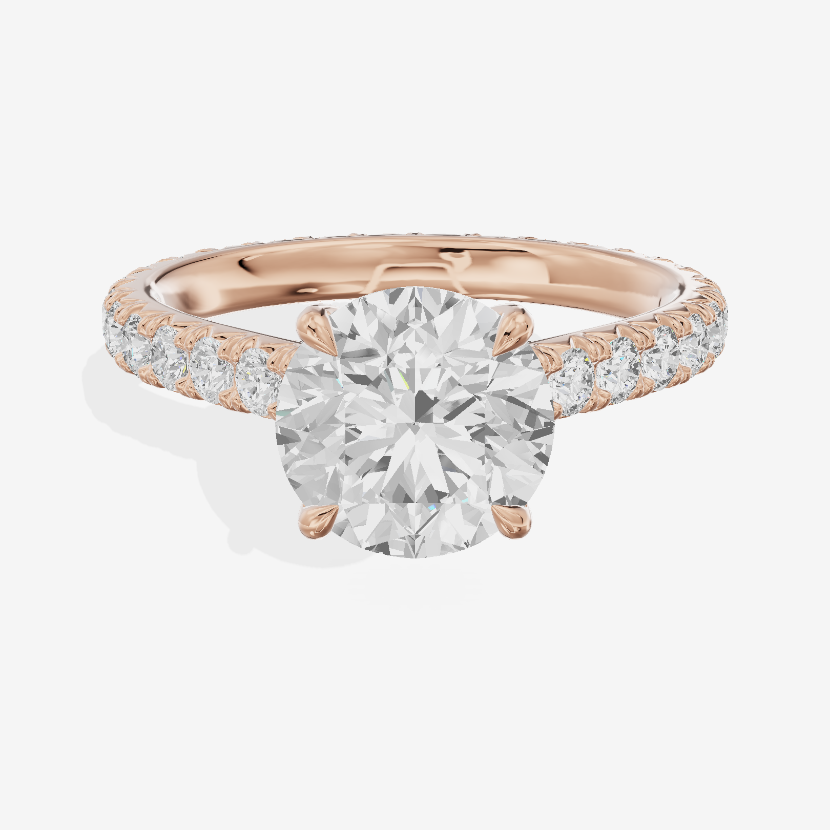 Sincere Round Eternity Ring (3/5 ct. tw.) in 14K Rose Gold