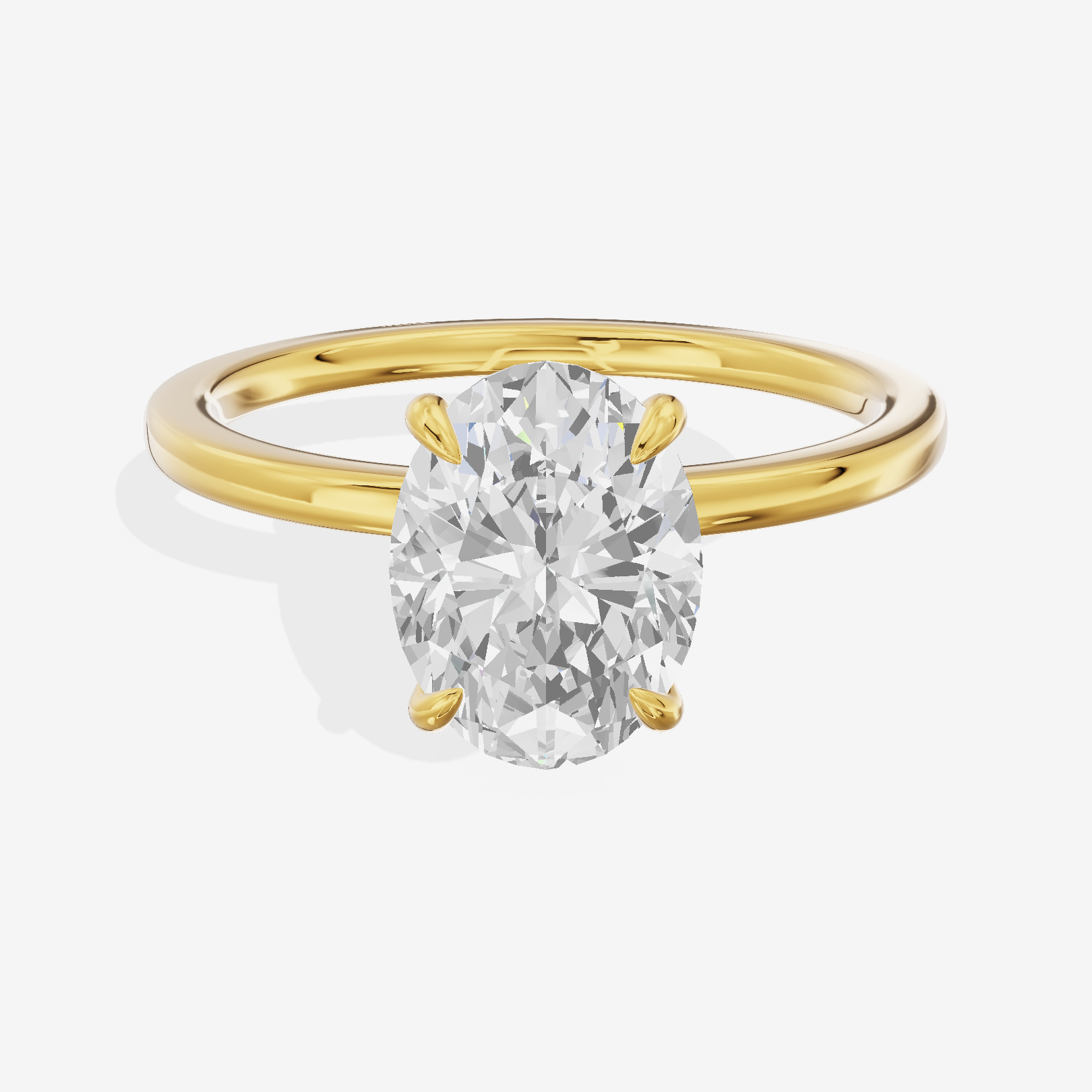 Lateria Halo Oval Engagement Ring (1/3 ct. tw.) in 14K Yellow Gold