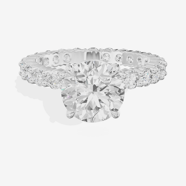 Vowsae Round Eternity Ring (3/4 ct. tw.) in Platinum