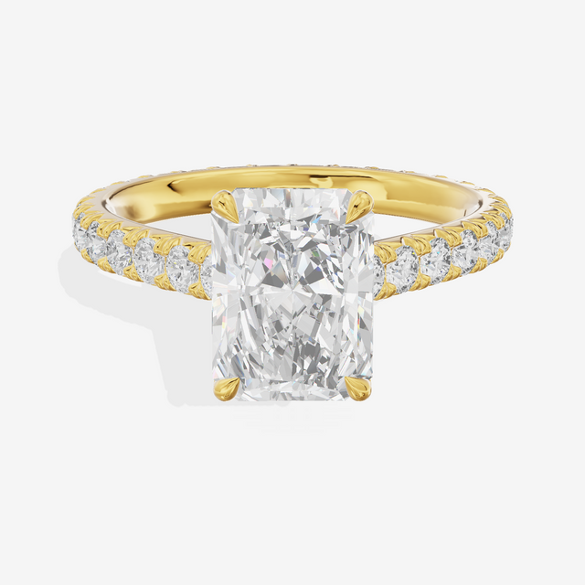 Sincere Radiant Eternity Ring (3/5 ct. tw.) in 14K Yellow Gold