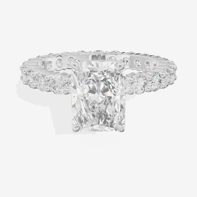 Vowsae Radiant Eternity Ring (3/4 ct. tw.) in 18K White Gold