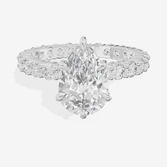 Vowsae Pear Eternity Ring (3/4 ct. tw.) in 18K White Gold