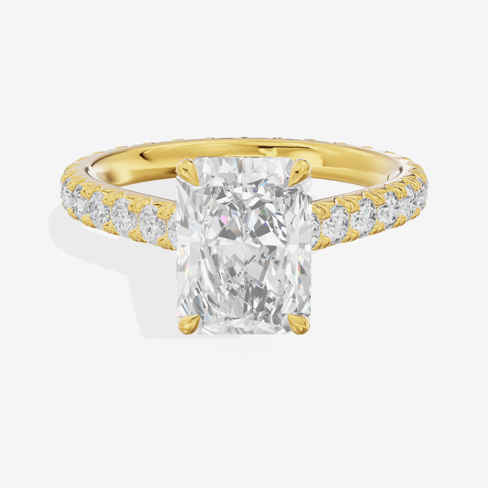 Sincere Radiant Eternity Ring (3/5 ct. tw.) in 18K Yellow Gold