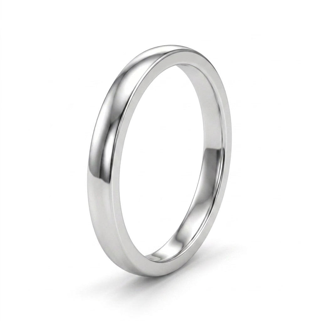 Engagement Ring in 18K White Gold
