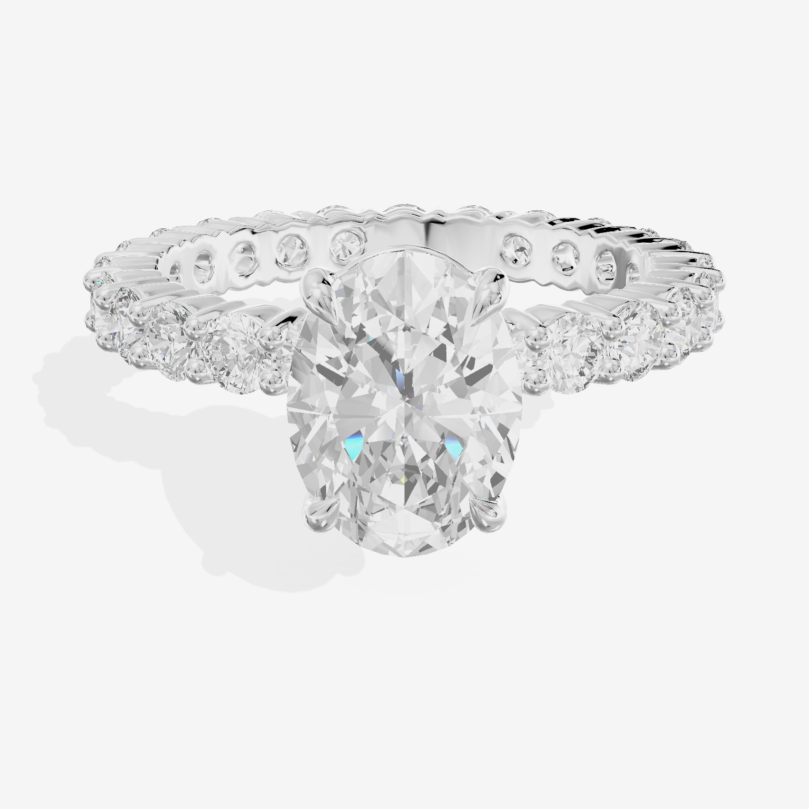 Vowsae Oval Eternity Ring (3/4 ct. tw.) in 18K White Gold