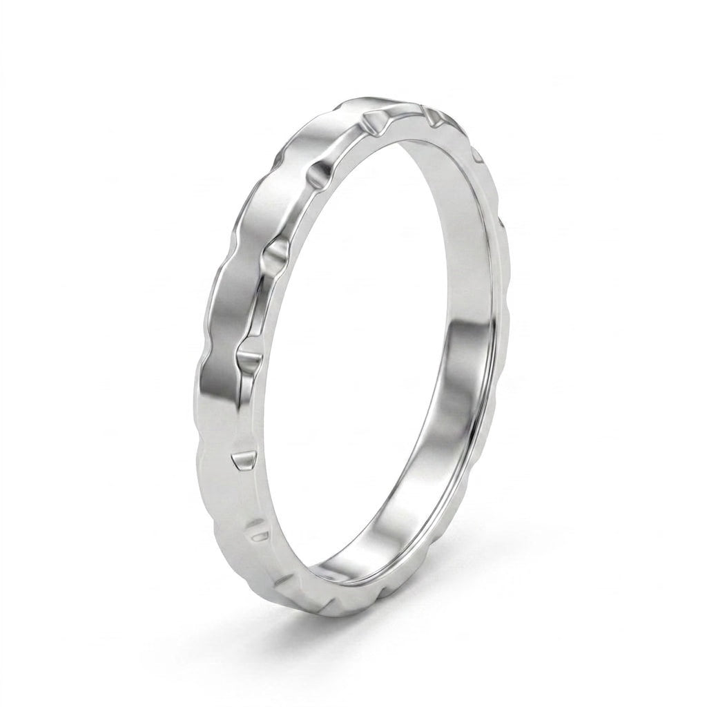 Round Wedding Band (1/6 ct. tw.) in Platinum