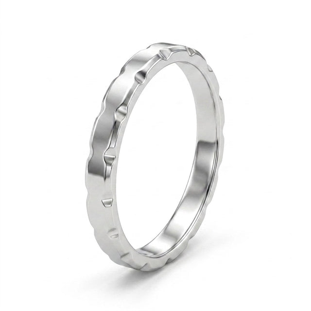 Round Wedding Band (1/6 ct. tw.) in Platinum