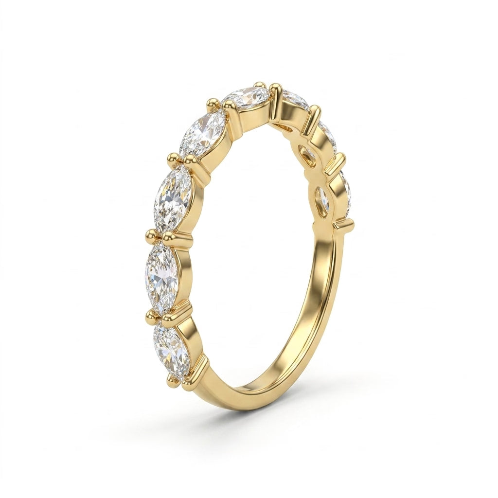 Marquise Engagement Ring (5/8 ct. tw.) in 14K Yellow Gold