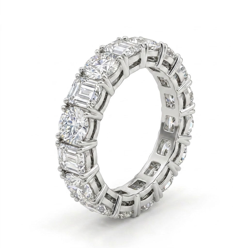 Eternity Oval Engagement Ring (2.79 ct. tw.) in 18K White Gold