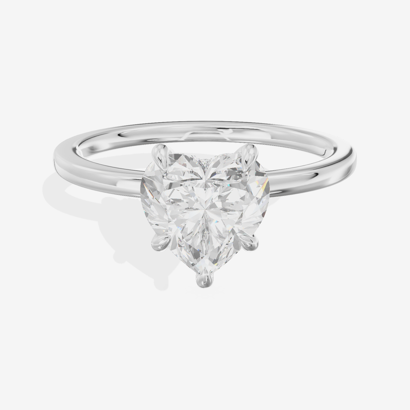 Lateria Halo Heart Engagement Ring (1/3 ct. tw.) in Platinum