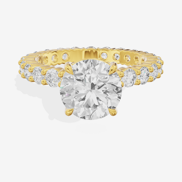 Vowsae Round Eternity Ring (3/4 ct. tw.) in 18K Yellow Gold