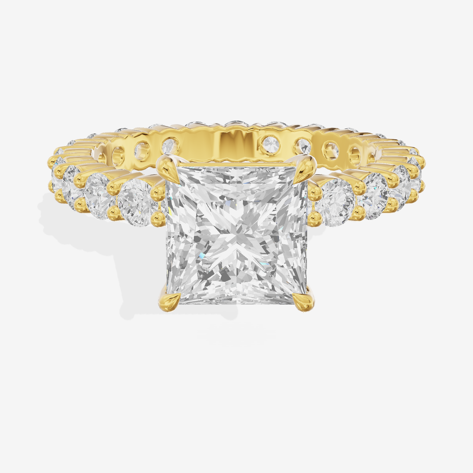 Vowsae Princess Eternity Ring (3/4 ct. tw.) in 14K Yellow Gold