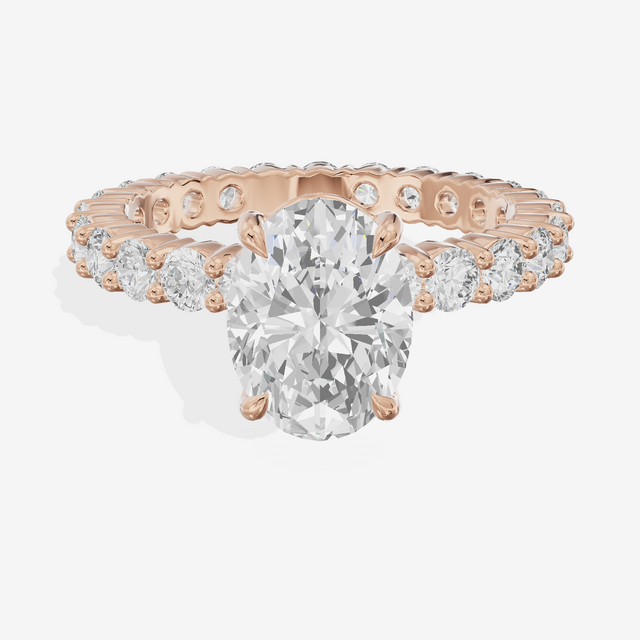 Vowsae Oval Eternity Ring (3/4 ct. tw.) in 14K Rose Gold