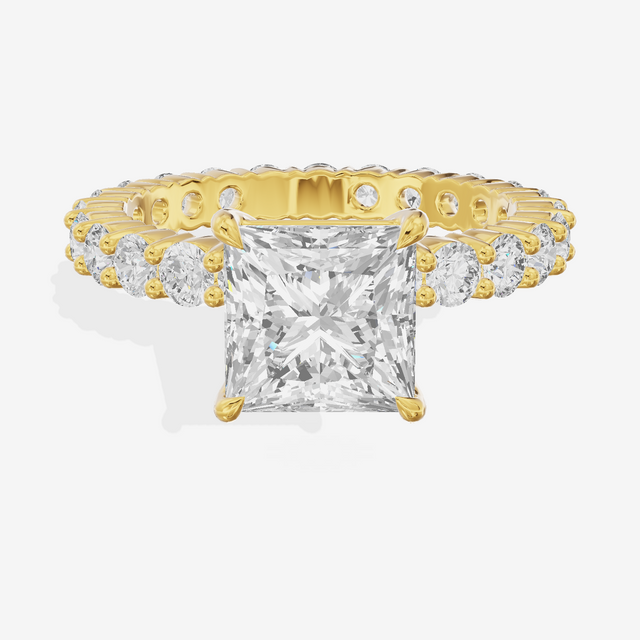 Vowsae Princess Eternity Ring (3/4 ct. tw.) in 18K Yellow Gold