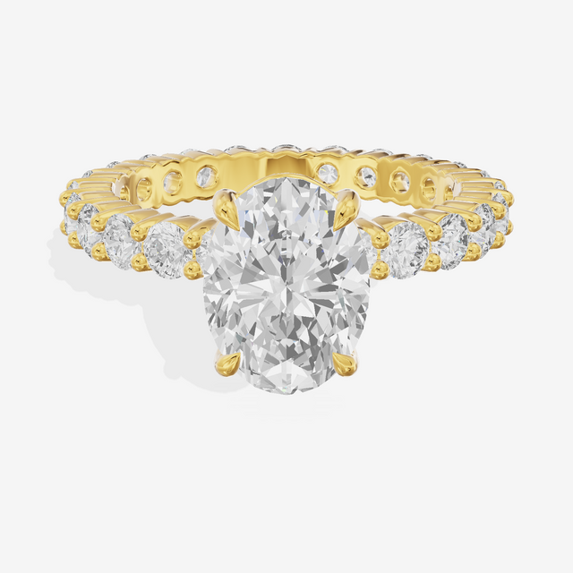 Vowsae Oval Eternity Ring (3/4 ct. tw.) in 14K Yellow Gold
