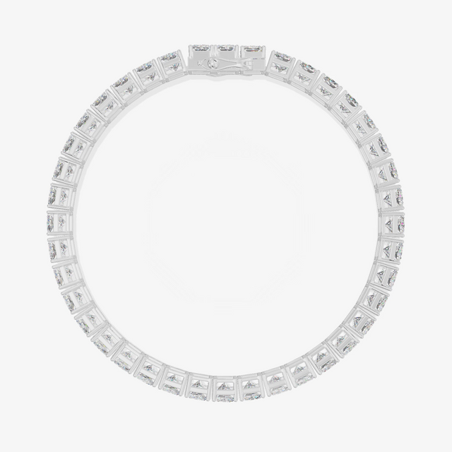 Radiant Tennis Bracelet (20.69 ct. tw.) in 18K White Gold