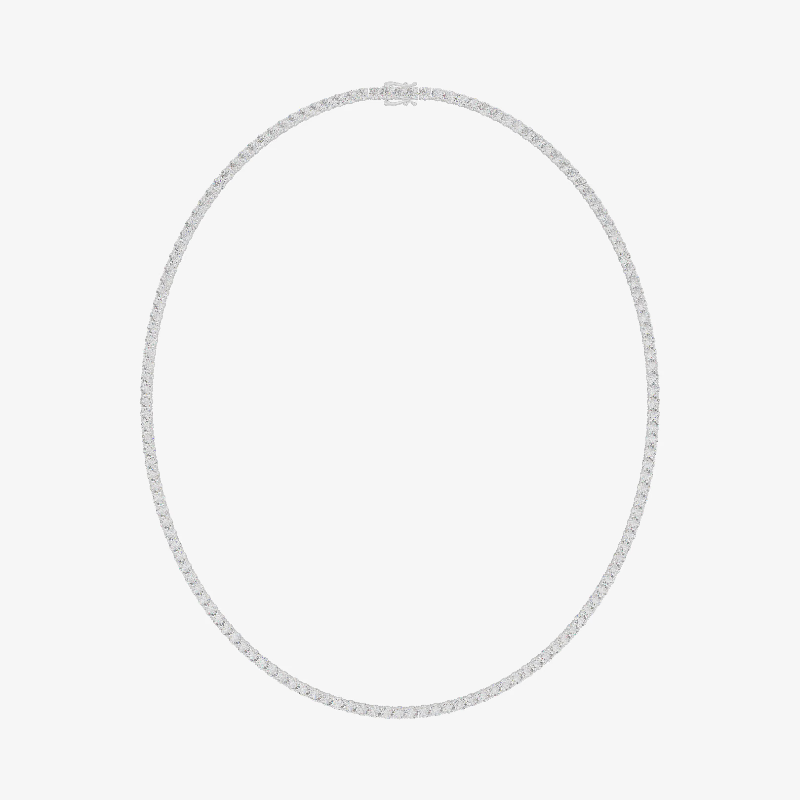 Round Necklace (10.27 ct. tw.) in Platinum