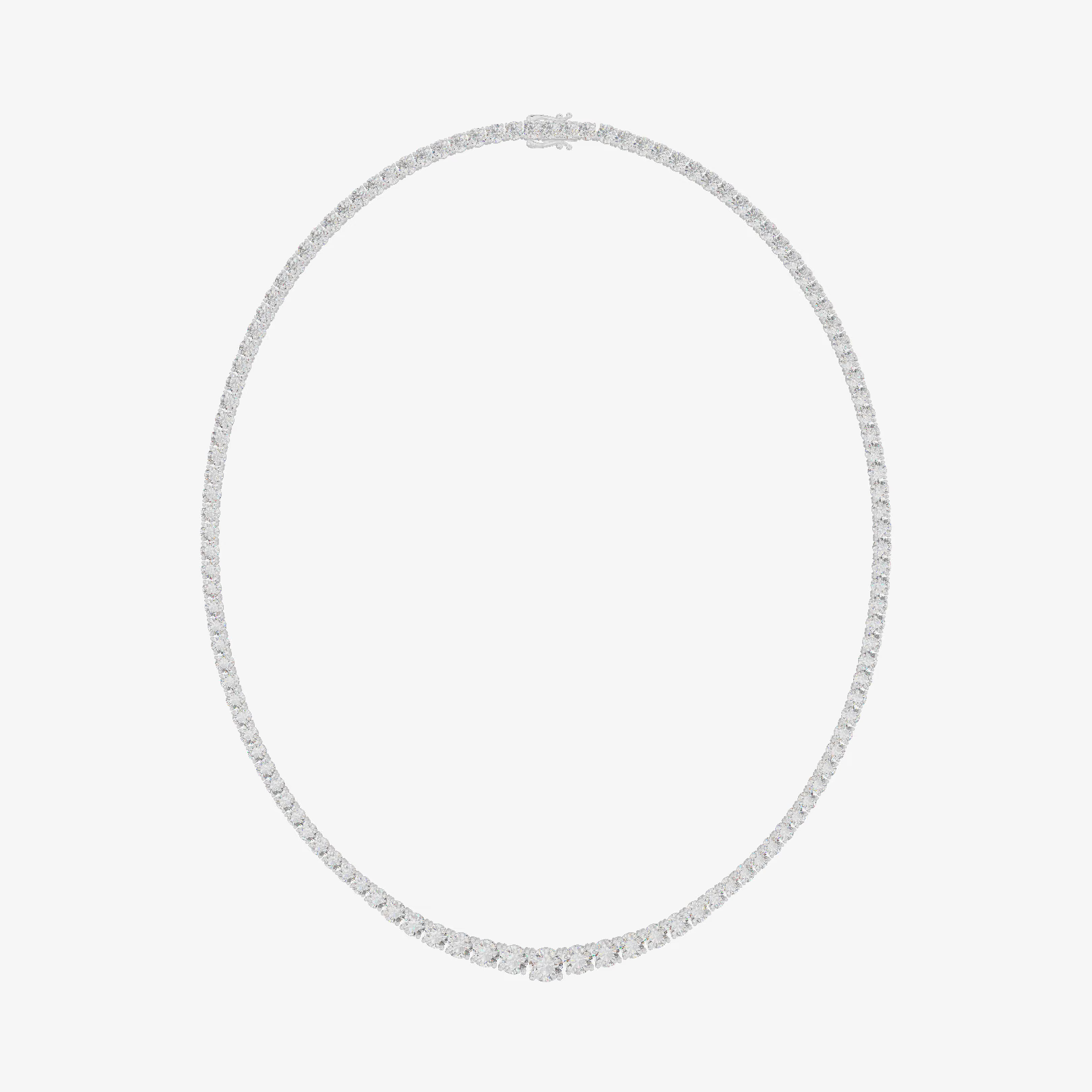 Round Necklace (7/8 ct. tw.) in Platinum