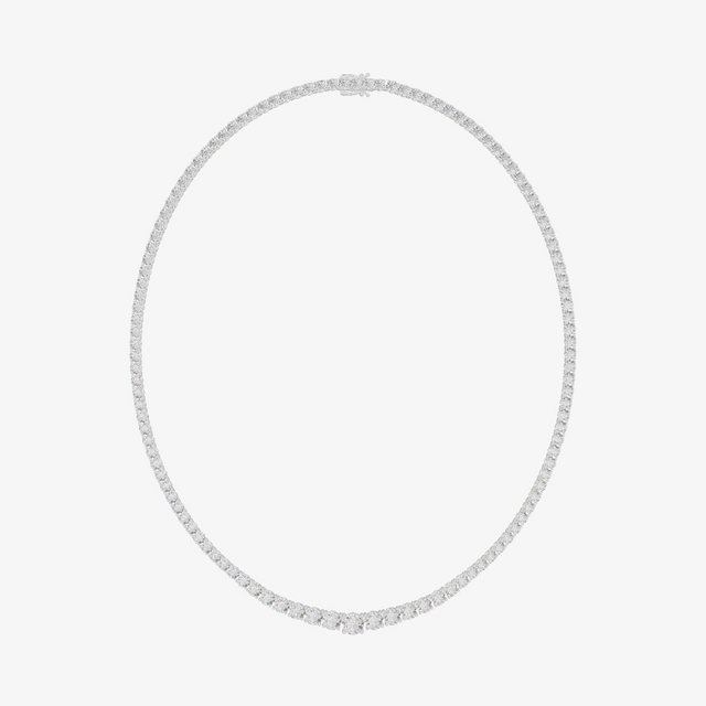 Round Necklace (7/8 ct. tw.) in Platinum