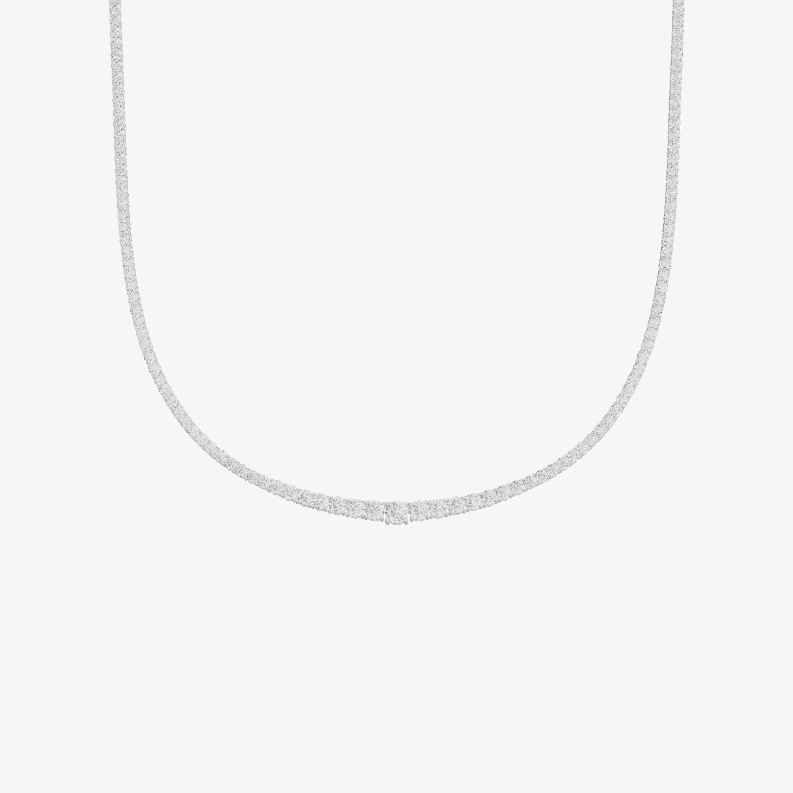 Round Necklace (7/8 ct. tw.) in Platinum