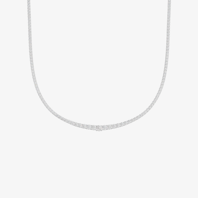 Round Necklace (7/8 ct. tw.) in Platinum