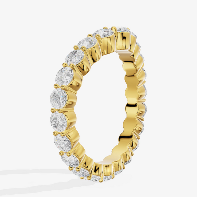 Eternity Round Engagement Ring (1.67 ct. tw.) in 18K Yellow Gold