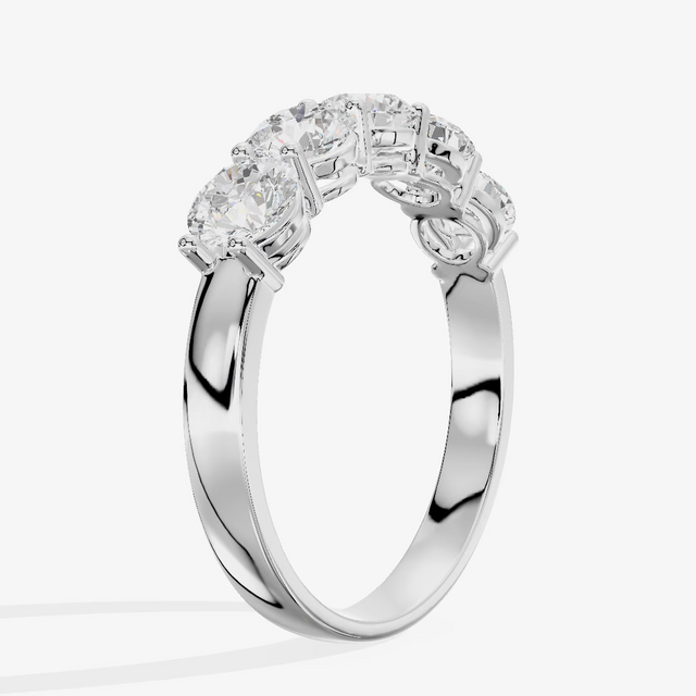 Round Engagement Ring (2.26 ct. tw.) in 18K White Gold