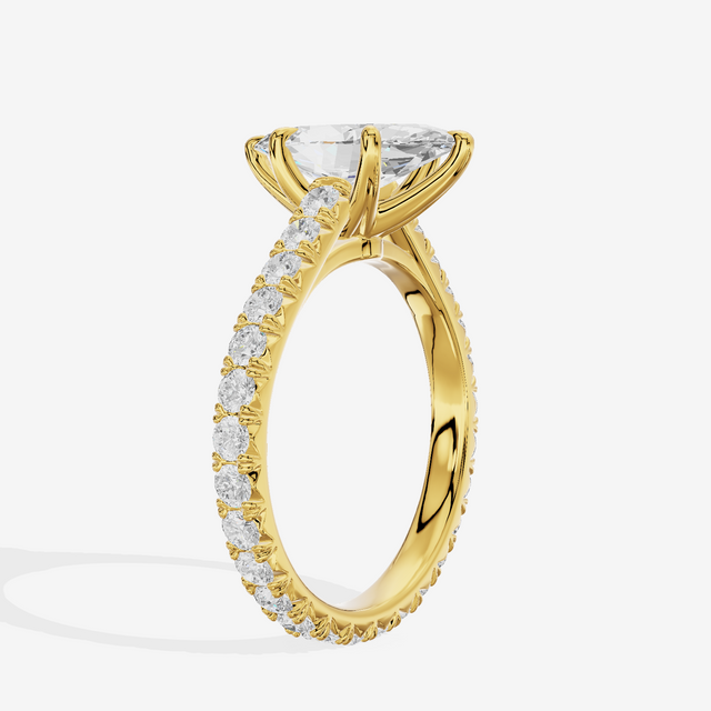 Sincere Marquise Eternity Ring (3/5 ct. tw.) in 18K Yellow Gold