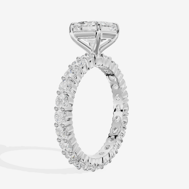Vowsae Asscher Eternity Ring (3/4 ct. tw.) in 18K White Gold