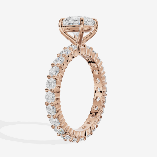 Vowsae Cushion Eternity Ring (3/4 ct. tw.) in 14K Rose Gold
