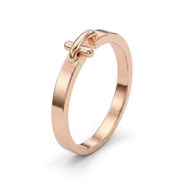 Wedding Band in 18K Rose Gold