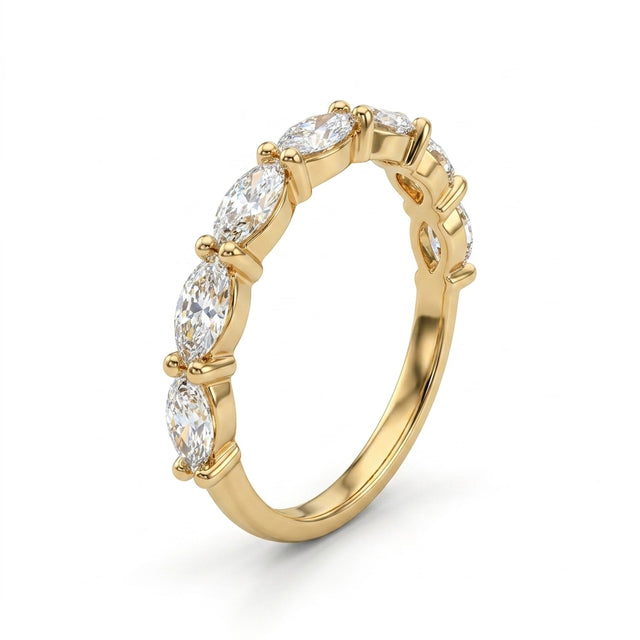 Marquise Engagement Ring (5/8 ct. tw.) in 14K Yellow Gold